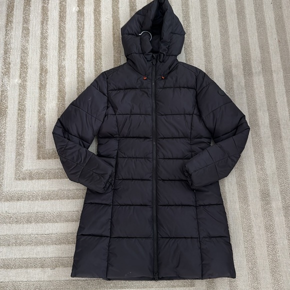 FREE SHIPPING! SAVE THE DUCK Women's Puffer Jacket - Dark Gray - Picture 1 of 4